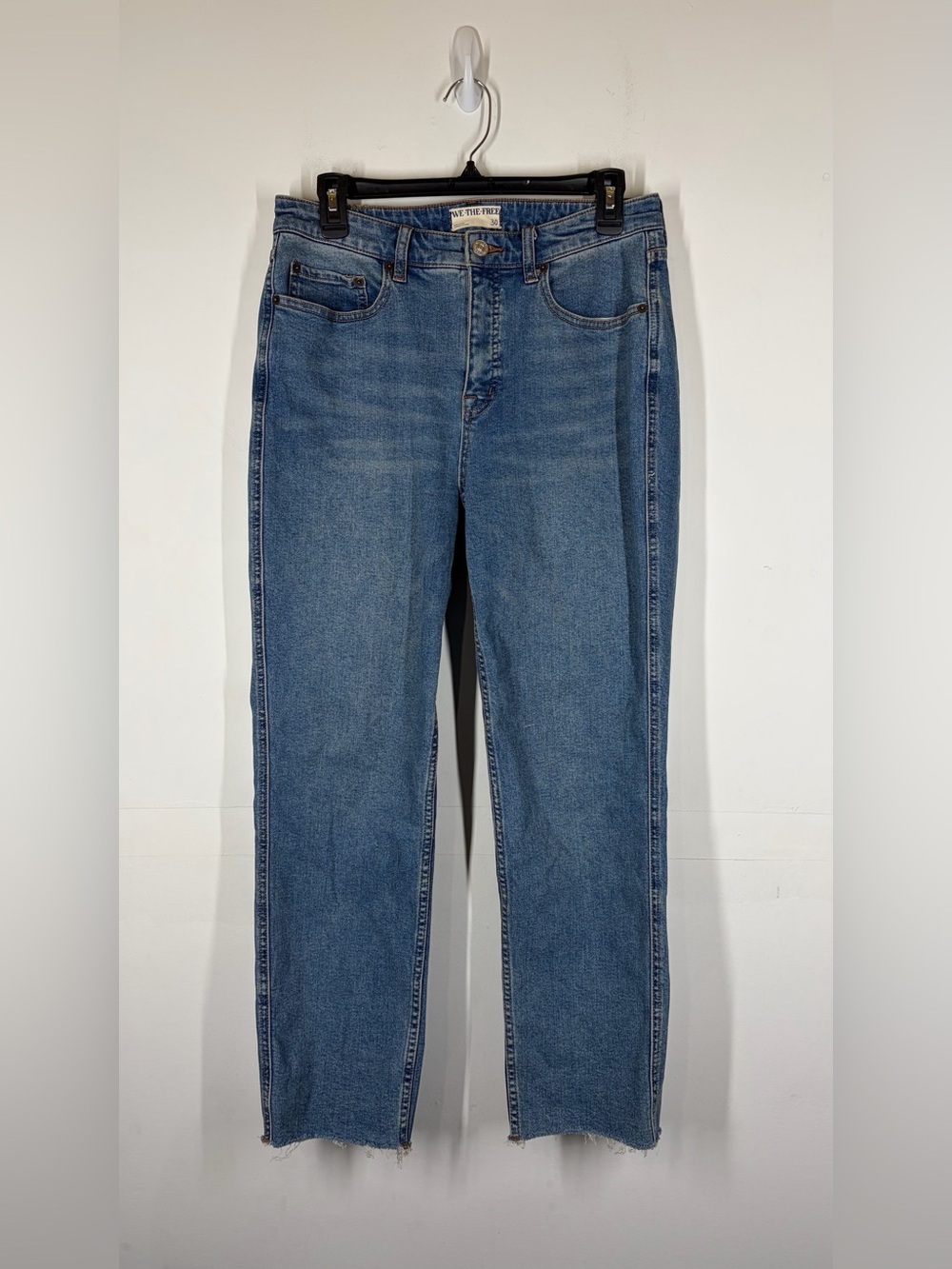 Free People CRVY Curvy Straight Leg Jeans Size 30